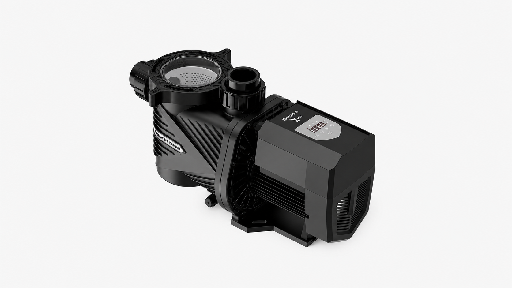 Variable speed pool pump installed for efficient pool circulation and system operation