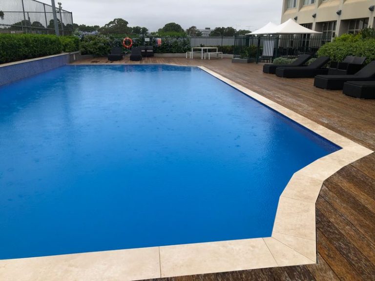 Completed pool construction project in Oatlands NSW by Sydney Pool & Equipment Service